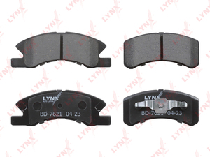 Колодки тормозные передние LYNXauto BD-7621. Для DAIHATSU Cuore VI-VII(L251-L275) 0.7-1.0 03> / Trevis 1.0 06>, MITSUBISHI Mirage/Space Star VI 1.0-1.2 12>, фото 1