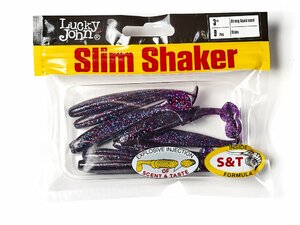 Виброхвосты съедоб. искусст. LJ Pro Series SLIM SHAKER 3in (07.60)/S63 9шт., фото 4