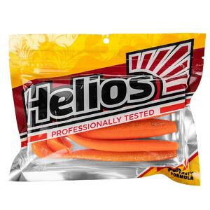 Виброхвост Trofey 5.5"/14см Orange & Sparkles 4шт. (HS-25-022) Helios, фото 2