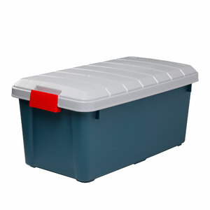 Ящик многофункц. особопрочный СЛЕДОПЫТ Expedition Box, 50 л, 700х360х320 мм, цв. зеленый/серый, фото 5