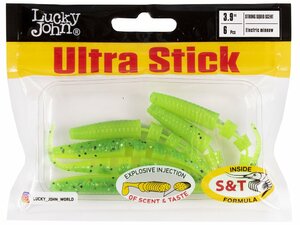 Слаги съедобные искусственные LJ Pro Series ULTRA STICK 3,9in (10.00)/T18 6шт., фото 4