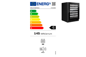 Винный шкаф Temptech STX60DRB, фото 13