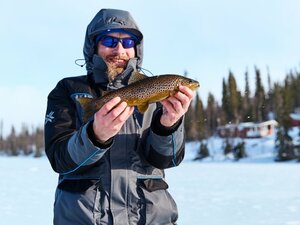 Очки поляризационные Norfin Norfin for Salmo линзы синие REVO 04, фото 11