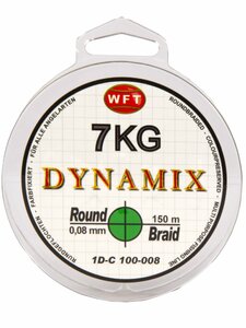 Шнур плетёный WFT KG ROUND DYNAMIX Green 150/008, фото 2