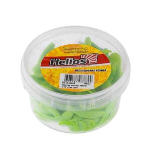 Твистер несъедоб. Hybrid 2,75"/7,0 см Lime 100шт. (HS-13-008-N) Helios (0), фото 4