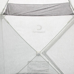 Палатка зимняя СЛЕДОПЫТ Premium 5 стен, 2,8х2,9м, h-2,05м, S по полу 5,6кв.м, 3 слоя, цвет Arctic Camo/Серый, фото 8