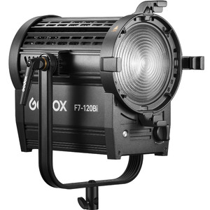 Осветитель светодиодный Godox F7-120Bi K2 с линзой Френеля, фото 3