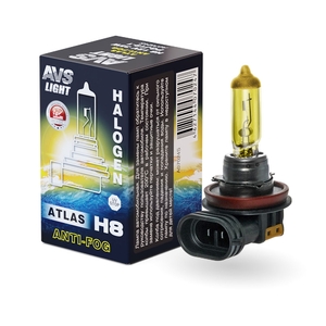 Галогенная автомобильная лампа AVS ATLAS, H8, 12 В, 35 Вт, 3000 К, цоколь PGJ19-1, фото 3