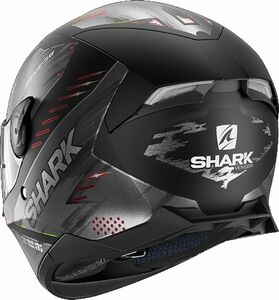 Шлем SHARK SKWAL 2.2 VENGER MAT Black/Anthracite/Red M, фото 3