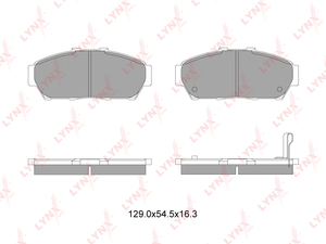 Колодки тормозные передние LYNXauto BD-3433. Для: HONDA Integra 1.6 >93 / 1.8 93-01, фото 1