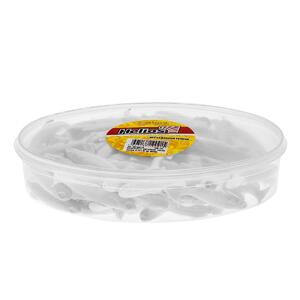 Виброхвост несъедоб. Nelma 3.15"/8 см White 100шт. (HS-26-001-N) Helios (0), фото 2