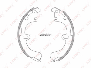 Колодки тормозные задние LYNXauto BS-7503. Для: TOYOTA Camry(V10/20) 1.8-2.0D >91/Caldina >02/Carina E 1.6-2.0 >98/Corolla 1.4-2.0D >02, фото 1