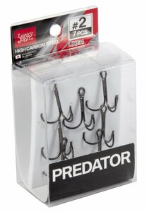 Крючки-тройники Lucky John PREDATOR сер. LJH234 разм.002 7 шт., фото 5