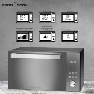 Микроволновая печь ProfiCook PC-MWG 1204, фото 3