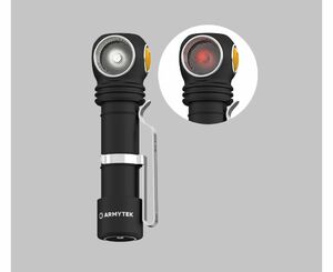 Фонарь налобный Armytek Wizard С2 WR Magnet USB, холодный и красный свет, 1100 лм и 230 лм, фото 2