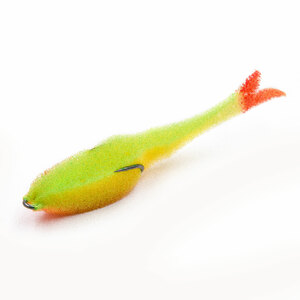 Поролоновая рыбка YAMAN Devious Minnow на двойнике, р. 105 мм, цвет 21 UV (5 шт.), фото 2