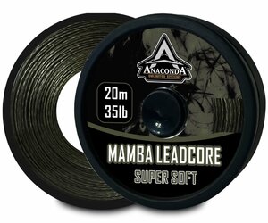 Ледкор Anaconda SUPER SOFT MAMBA Matte Green 35lb 20м, фото 2