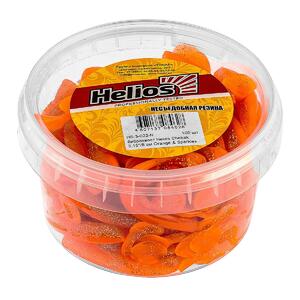Виброхвост несъедоб. Chebak 3,15"/8 см Orange & Sparkles 100шт. (HS-3-022-N) Helios, фото 2