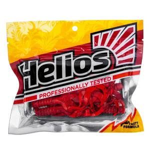 Твистер Credo Four Tail 3,35"/8,5 см Pepper Red 10шт. (HS-20-030) Helios, фото 2
