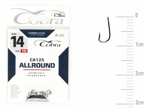 Крючки Cobra Allround STRUGER сер. CA125 разм. 014 10шт., фото 2
