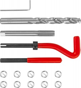 Thorvik TRIS101 Набор для восстановления резьбы M10x1.0, 15 предметов, фото 1