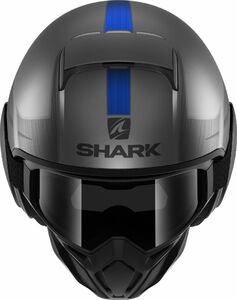 Шлем SHARK STREET DRAK TRIBUTE RM MAT Antracite/Chrome/Blue S, фото 2