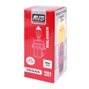 Галогенная автомобильная лампа AVS Vegas, HB5/9007, 12 В, 65/55 Вт, 3200 К, цоколь PX29t, фото 5