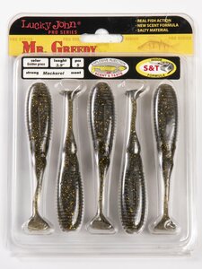 Виброхвосты съедобные LJ Pro Series MISTER GREEDY 3.9in (09.90)/S01 5шт., фото 4