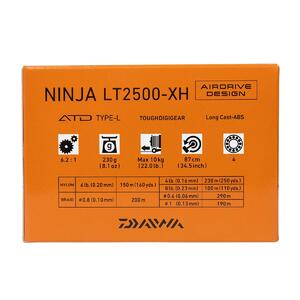 Катушка безынерционная 23 NINJA LT2500-XH (10009-004) DAIWA, фото 13