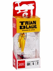 Блесна вращающаяся Lucky John TRIAN BLADE LONG 06.0г 001, фото 3