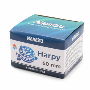 Катушка инерционная Namazu "Harpy", р. 6 см, черная, фото 6