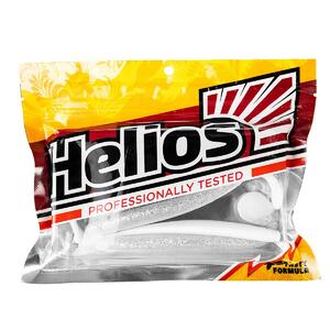 Виброхвост Trofey 5.5"/14см White & Sparkles 4шт. (HS-25-002) Helios, фото 2