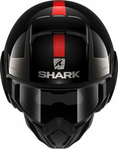 Шлем SHARK STREET DRAK TRIBUTE RM Black/Chrome/Red XL, фото 2