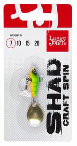 Тейл-спиннер Lucky John SHAD CRAFT SPIN 07.0г 003 в блистере, фото 3