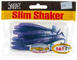 Виброхвосты съедоб. искусст. LJ Pro Series SLIM SHAKER 3in (07.60)/Z13 9шт., фото 4