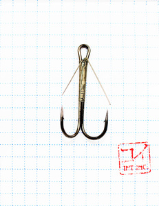 Крючок KOI "WEEDLESS DOUBLE HOOK", размер 1 (INT), цвет BN, двойник незацепляйка (5 шт.), фото 2