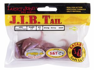 Твистеры съедобные LJ Pro Series J.I.B TAIL 1.5in (03.80)/T43 15шт., фото 3
