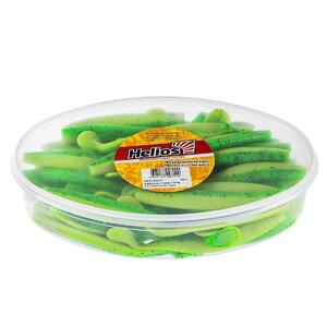 Виброхвост несъедоб. Trofey 5.5"/14см Green Lime 50шт. (HS-25-010-N) Helios, фото 2
