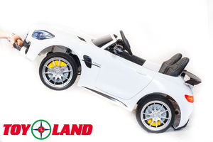 Детский автомобиль Toyland Mercedes Benz GTR 2.0 Белый, фото 9