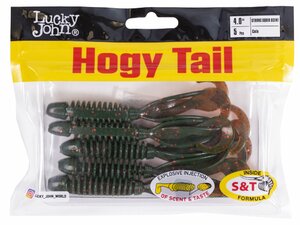 Твистеры съедоб. искусст. LJ Pro Series HOGY TAIL 4,0in (10.00)/PA16 5шт., фото 4