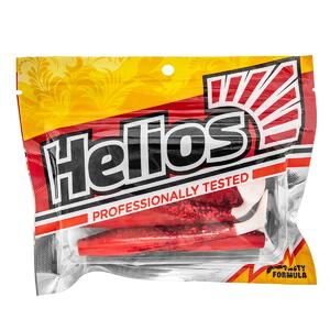 Виброхвост Zander 4"/10,2см Red Sparkles WT 5шт. (HS-36-034) Helios, фото 2