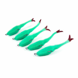 Поролоновая рыбка YAMAN Devious Minnow на двойнике, р. 105 мм, цвет 11 (5 шт.), фото 3
