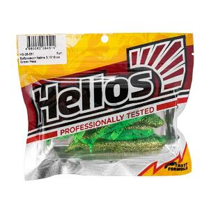 Виброхвост Nelma 3,15"/8 см Green Peas 6шт. (HS-26-051) Helios (0), фото 2