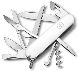 Нож Victorinox Huntsman, 91 мм, 14 функций, белый, фото 1