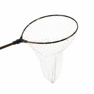 Подсачек складной телескопический Namazu L-160 см, овальный обод 60 см, нейлон, фото 4