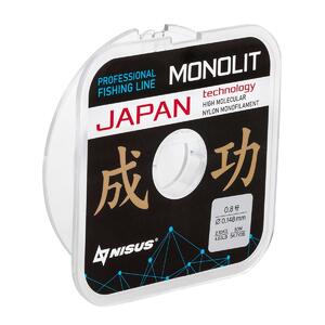 Леска MONOLIT 0,148mm/50m Nylon Transparent (N-MO-0.148-50) Nisus, фото 3