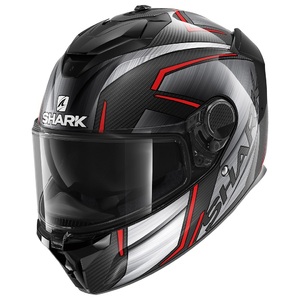 Шлем Shark SPARTAN GT CARBON KROMIUM Black/Red L, фото 1