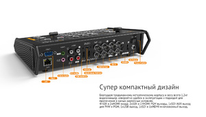 Видеомикшер AVMATRIX VS0601U компактный 6CH SDI USB, фото 14